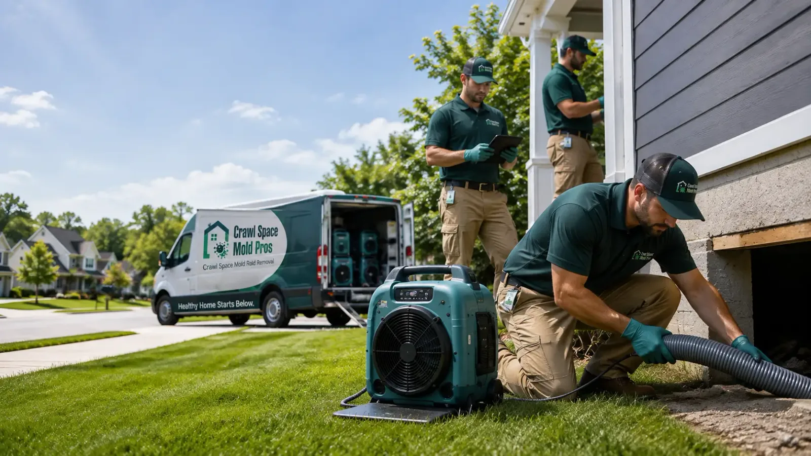 Crawl Space Mold Removal in Roslyn, WA